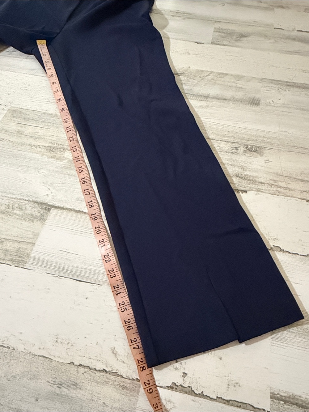 J McLaughlin Tailored Women's Navy Straight-Leg Trousers Size 10 - Picture 8 of 8